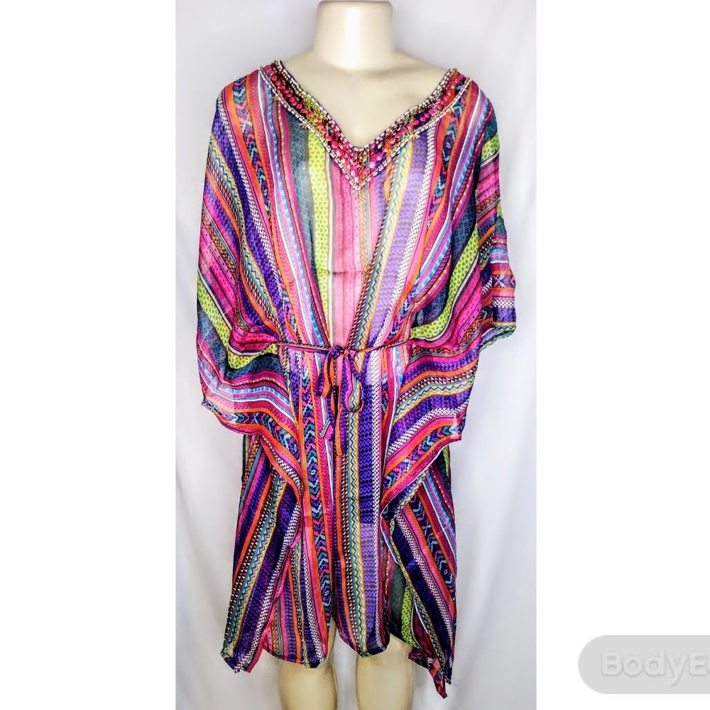 Swimsuit Cover Up With Bling